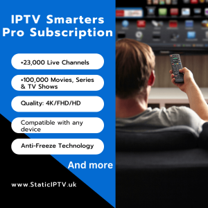 IPTV Smarters Pro Subscription